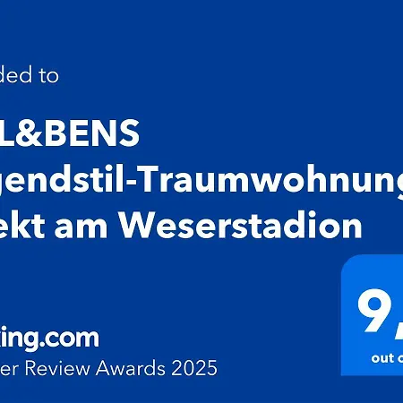 Mel&bens Weserstadion Jugendstil-design Bremen